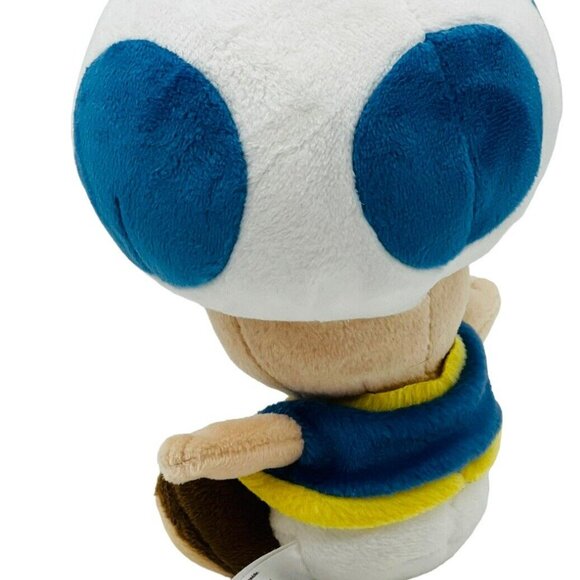Super Mario Bros Blue Toad Plush 7 inch My Little Buddy Nintendo Stuffed Toy - Picture 3 of 5